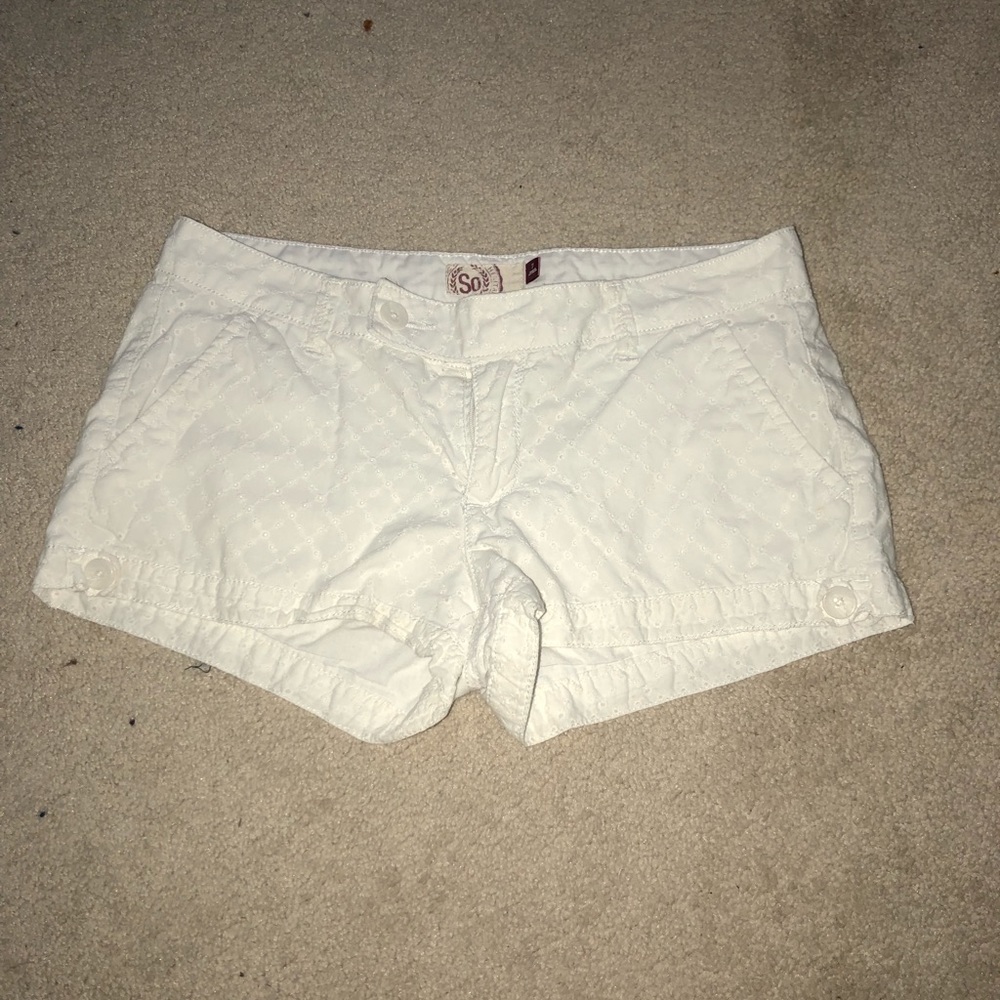 Women’s White Shorts